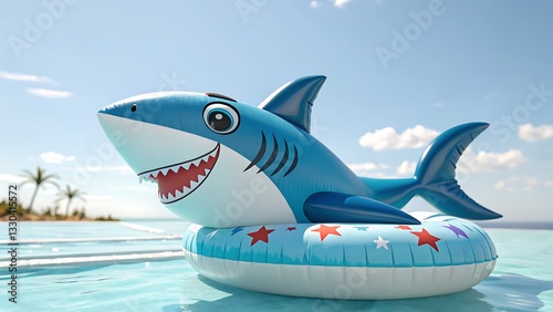 shark in the water