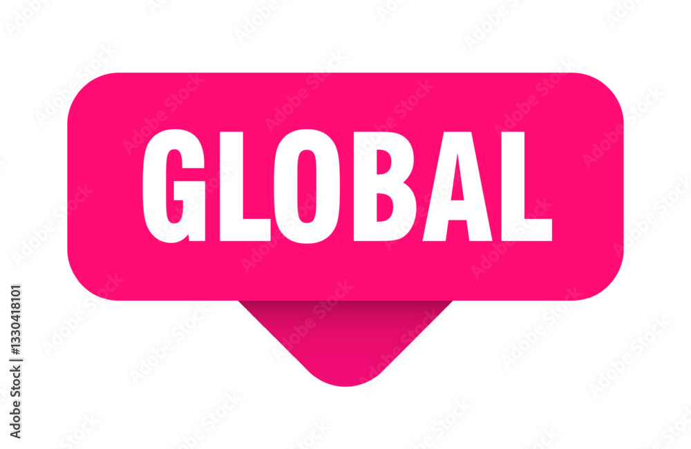 global sticker. global sign on transparent background global sticker. global sign on transparent background
