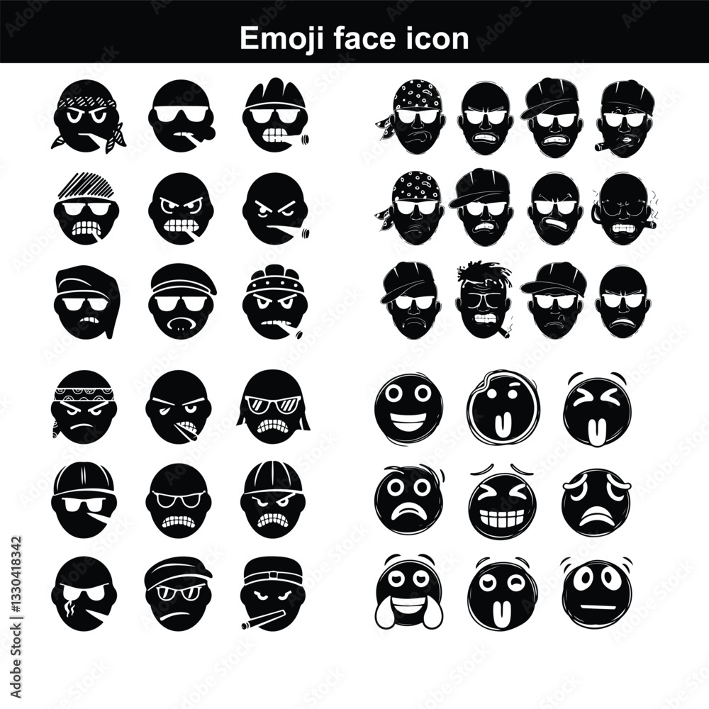 Emoji flat characters vector set. Emojis icon collection in sad, crying, weird, in love, sick and Cute Set of Simple Emojis Emoticons Editable Stroke Icon Set Emoticons vector set. Emoji smiling face Emoji flat characters vector set. Emojis icon collection in sad, crying, weird, in love, sick and Cute Set of Simple Emojis Emoticons Editable Stroke Icon Set Emoticons vector set. Emoji smiling face