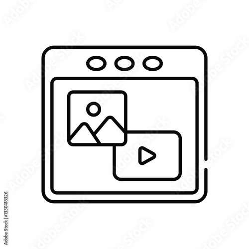 Content Vector icon