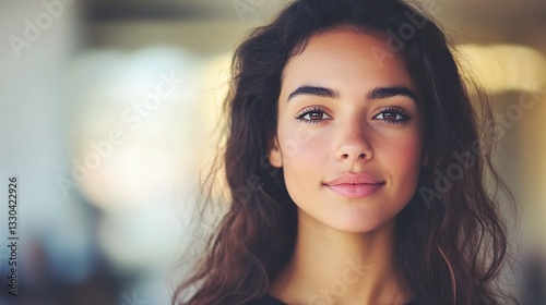 Young Woman Leading Discussion in Bright Modern Environment Free Download Young Woman Leading Discussion in Bright Modern Environment - GFXLoad