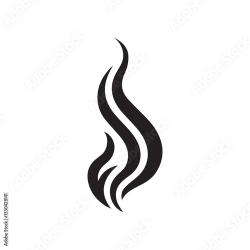 Wisp of smoke rising