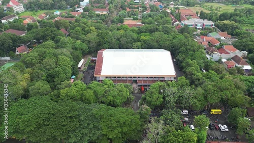 View of the sports hall
