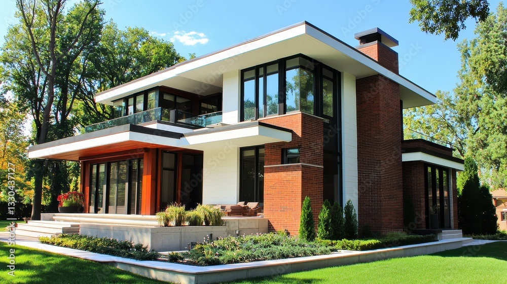 Modern Architectural Design of a Luxurious Villa Surrounded by Nature Modern Architectural Design of a Luxurious Villa Surrounded by Nature