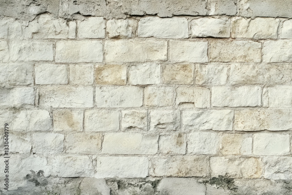 Weathered stone wall with light texture. Artificial Intelligence image Weathered stone wall with light texture. Artificial Intelligence image
