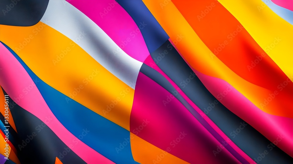Dynamic stripe pattern in neon colors, bold contrast (2) Dynamic stripe pattern in neon colors, bold contrast (2)