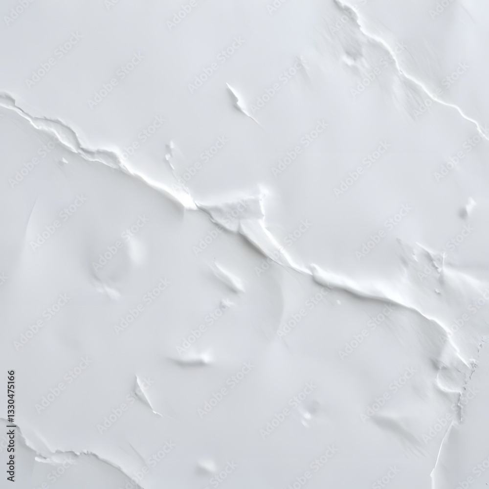 Abstract White Surface Texture with Cracks and Crevices, Background for Designs and Concepts. Abstract White Surface Texture with Cracks and Crevices, Background for Designs and Concepts.