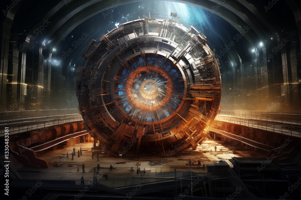 Obraz premium Large Hadron Collider