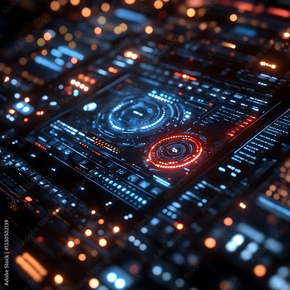 Glowing dashboard interface in futuristic design high resolution hd picture Glowing dashboard interface in futuristic design high resolution hd picture