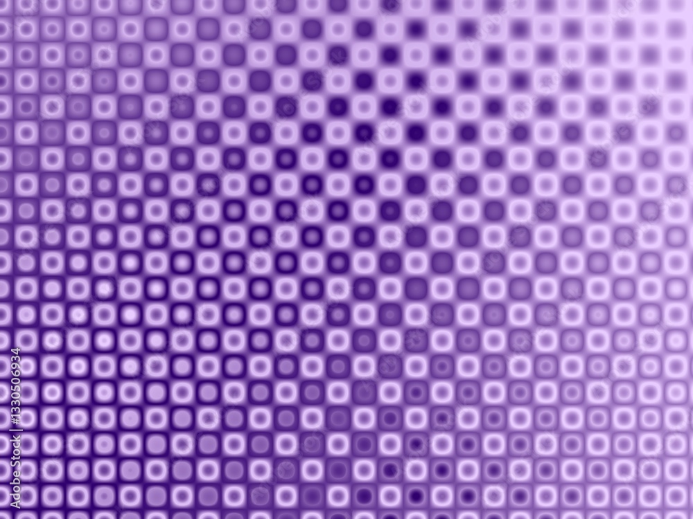 Subtle gradient background with a repeating pattern of rounded squares in shades of purple.