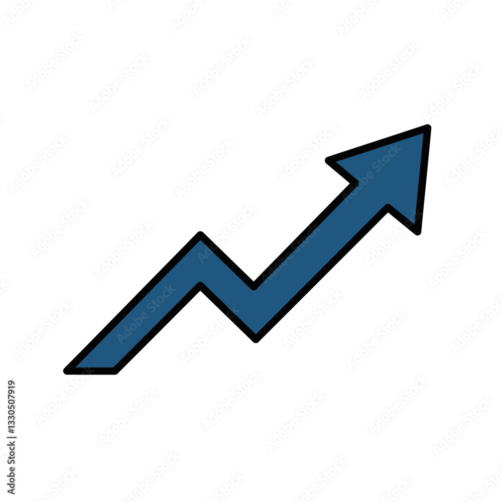 Minimalist Flat Vector Icons Set – Business, Security, Communication & Growth Symbols