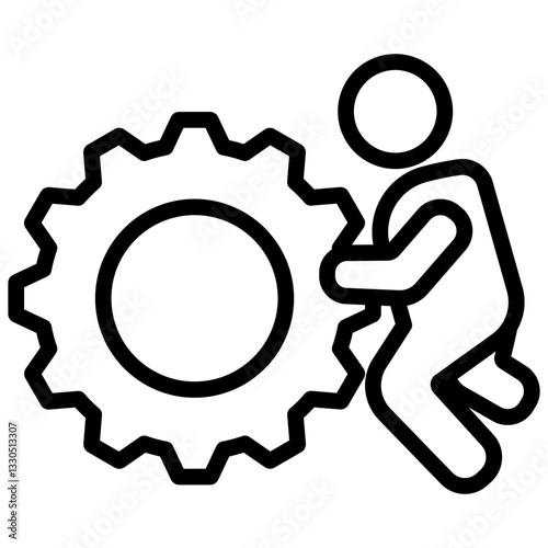 Assertiveness Outline Icon