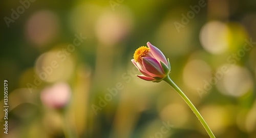 A vibrant garden with red and yellow tulip flowers in full bloom