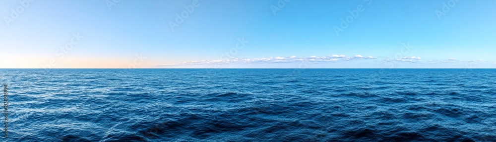 An endless ocean without a horizon, infinite chaos