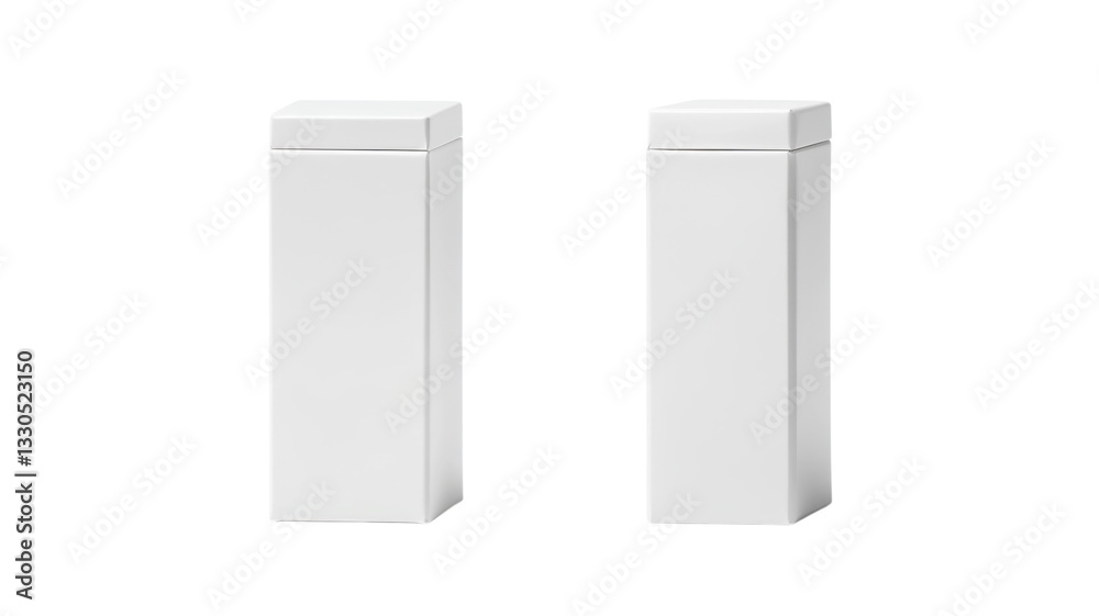 Modern design white containers for home organization and storage solutions in a minimalist style Modern design white containers for home organization and storage solutions in a minimalist style