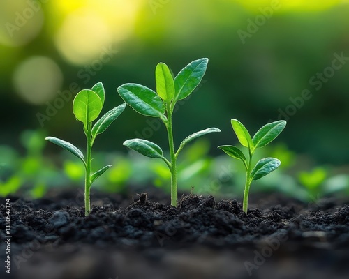 Investors focusing on highgrowth technology companies for longterm gains, Technology Investment, Innovative and growthoriented photo