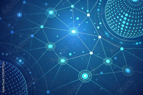 Futuristic Cyberspace Matrix Advanced Tech Connections in a Digital World