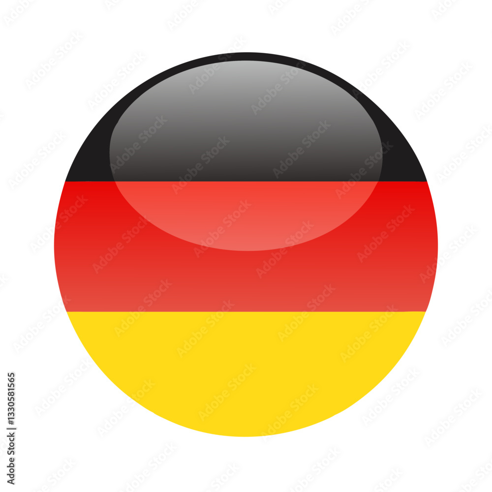 germany Round Flag Vector , Transparent Background germany Round Flag Vector , Transparent Background