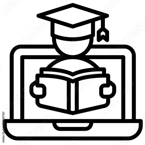 Online Learning Icon