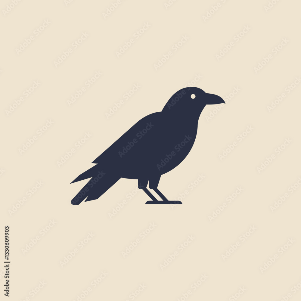 Obraz premium Minimalist Flat Animal & Bird Logo Set – Modern Vector Design Collection