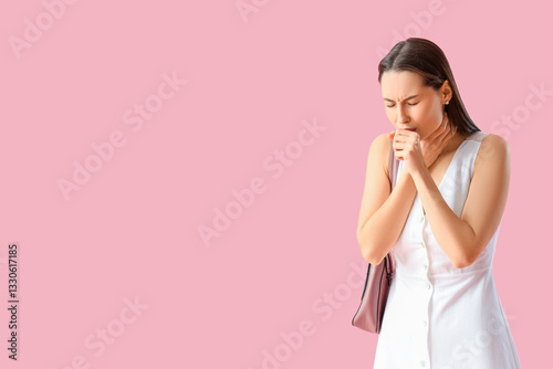 Young woman suffering from ...