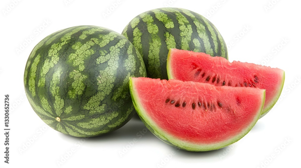 water melon isolated on white background water melon isolated on white background
