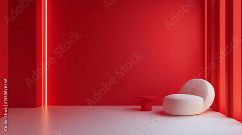 Red gradient background with a minimalistic and simple flat design, perfect for modern digital graphics, websites, or presentation visuals.

