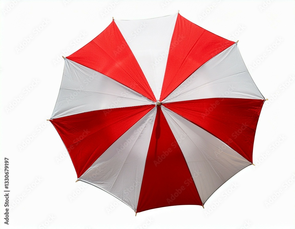 red umbrella isolated on white red umbrella isolated on white