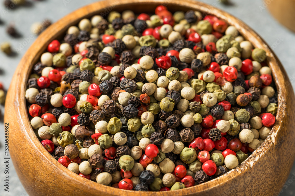 Organic Raw Mixed Peppercorns Organic Raw Mixed Peppercorns
