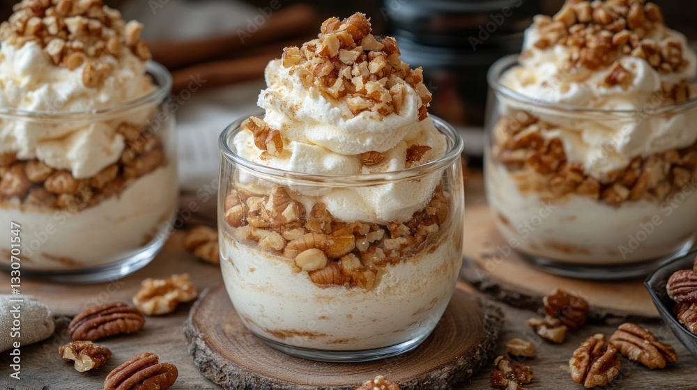 Delicious Pecan Pie Parfaits: Layers of creamy goodness, crunchy pecans, and sweet indulgence. Delicious Pecan Pie Parfaits: Layers of creamy goodness, crunchy pecans, and sweet indulgence.