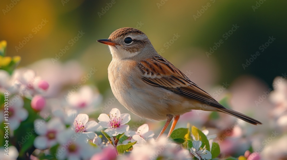 A Tiny Bird Amongst Blossoms: Springtime Serenity A Tiny Bird Amongst Blossoms: Springtime Serenity