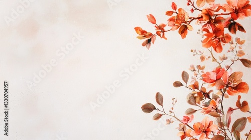 Wallpaper Mural Floral design inspiration studio space digital art warm tones close-up aesthetic beauty Torontodigital.ca