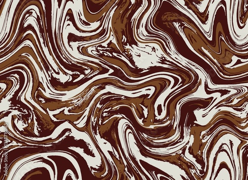 Sienna marble flow pattern. Seamless, fluid design with a warm sienna-toned marble effect. Perfect for fabric, prints, & more.