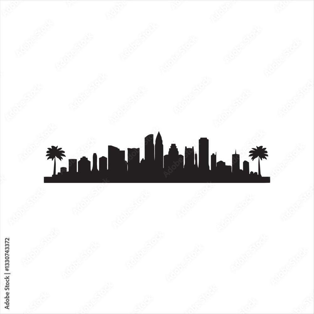 Naklejka premium Silhouette Premium vector