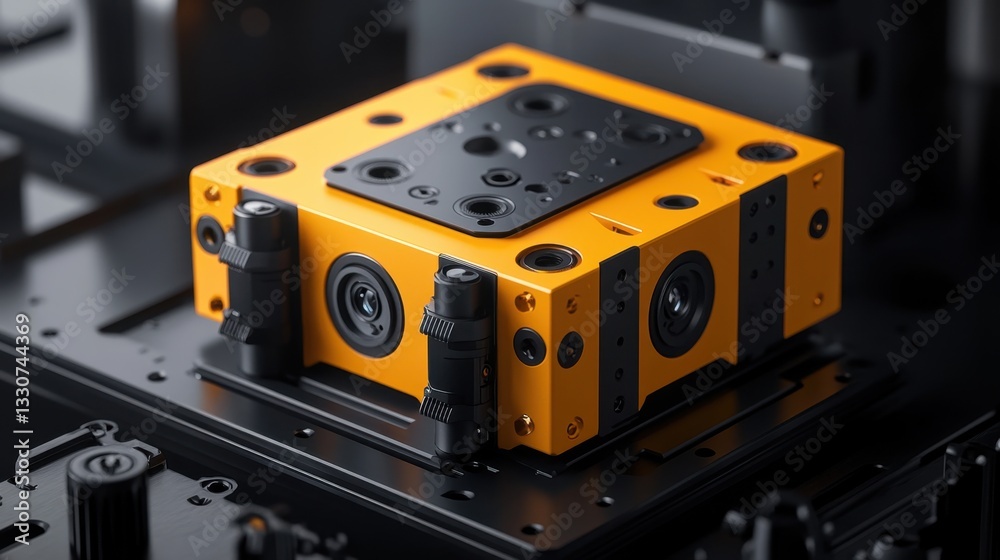 Fototapeta premium CNC plasma cutter with high-speed precision cutting through thick materials