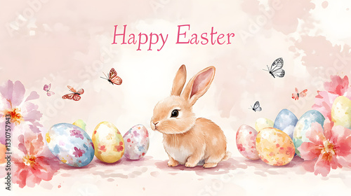 egg, eggs, bunny, cute，holiday, spring, decoration, celebration, color, colorful, easter egg, design, green, card, symbol, pattern, grass, season, illustration, vector, 