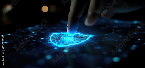 Cybersecurity Fingertip Access to Digital Shield Protection