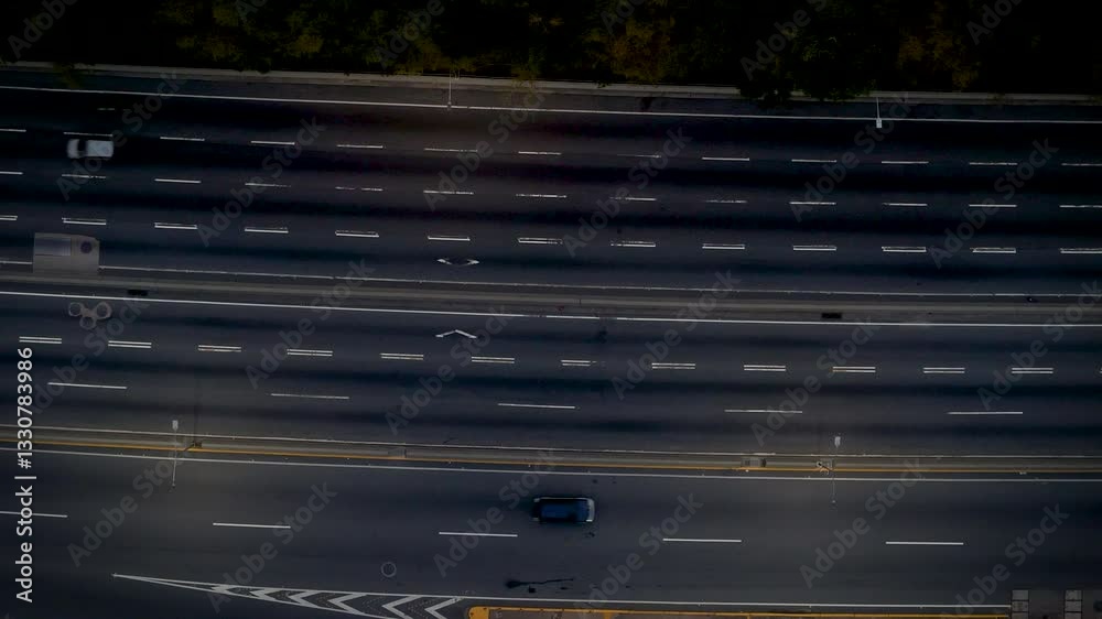 time lapse highway with cars passing at high speed time lapse highway with cars passing at high speed