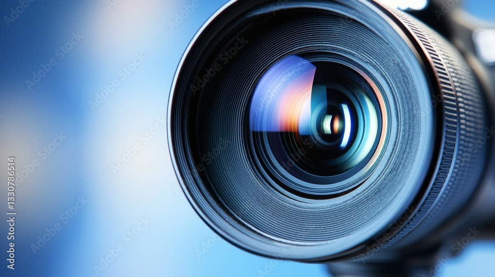 Close-up of a Professional Camera Lens Close-up of a Professional Camera Lens
