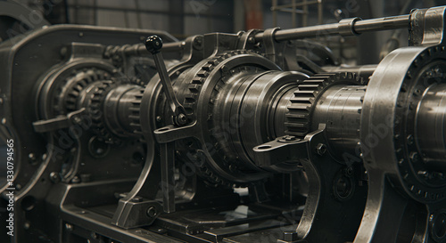 the engine of a steam engine