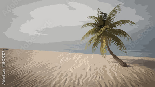 Sandy beach