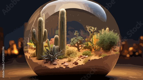 Desert terrarium