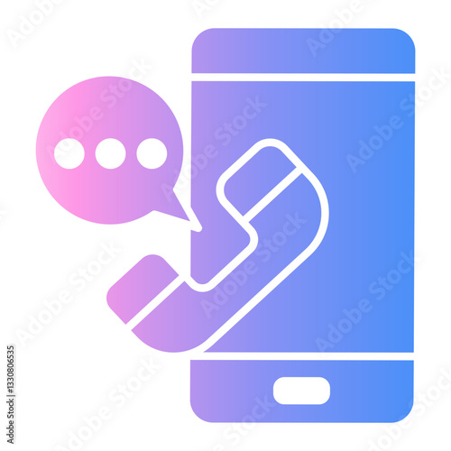 contact information Gradient icon