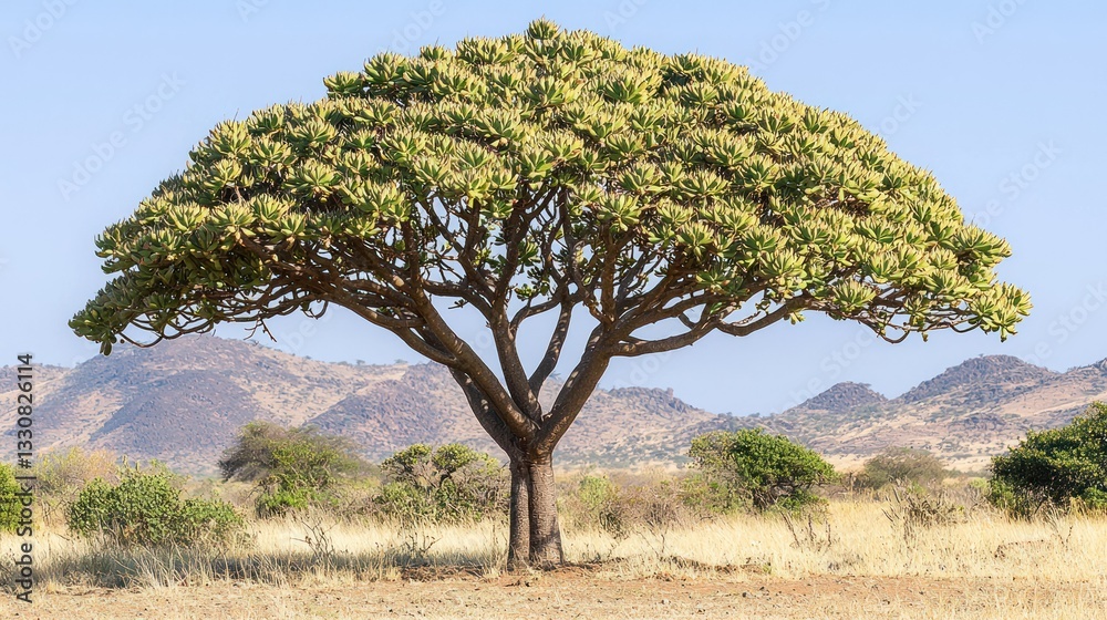 African Milk Tree (Euphorbia trigona) African Milk Tree (Euphorbia trigona)