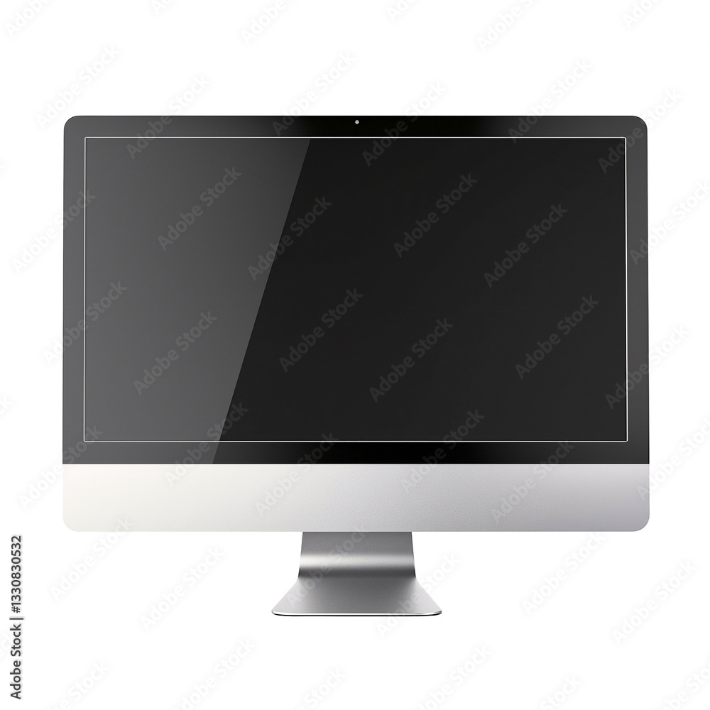 Modern Mac Computer Setup with Blank Screen: High-Tech Workspace for Productivity and Creativity Modern Mac Computer Setup with Blank Screen: High-Tech Workspace for Productivity and Creativity