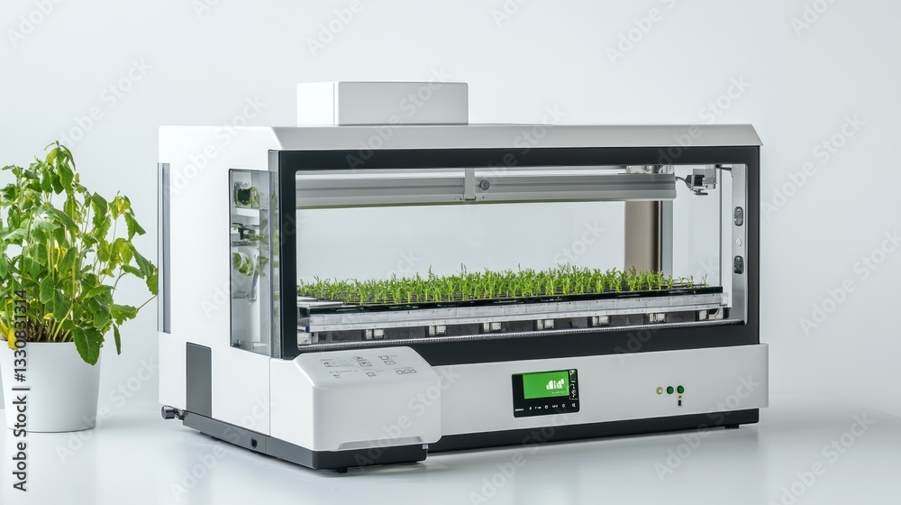 Fototapeta premium Lab Plant Growth Chamber for Controlled Environment.