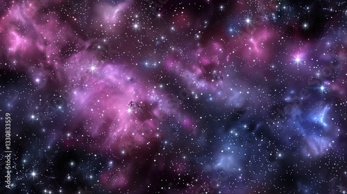 Wallpaper Mural Starry_background_Star_galaxy_black_galactic_background Torontodigital.ca