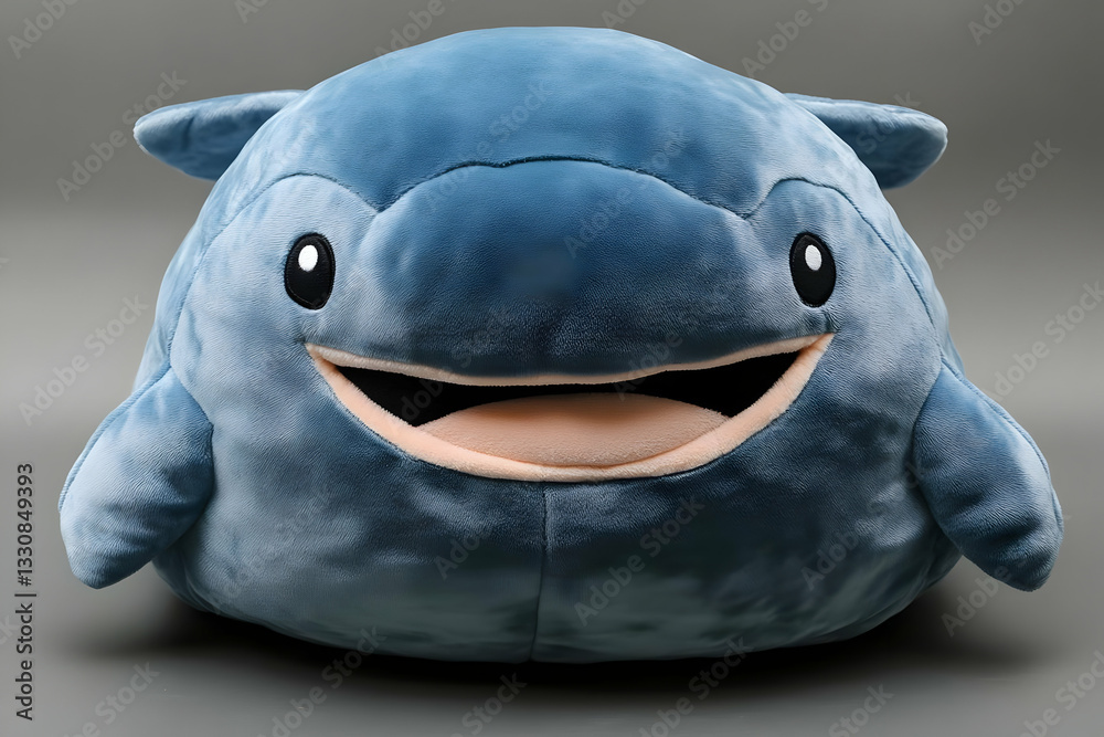 Fototapeta premium Cute Stuffed Whale Plush Toy