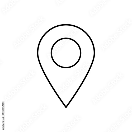 Map pointer icon. Pin icon. Location icon. Pointer icon. Navigation icon.