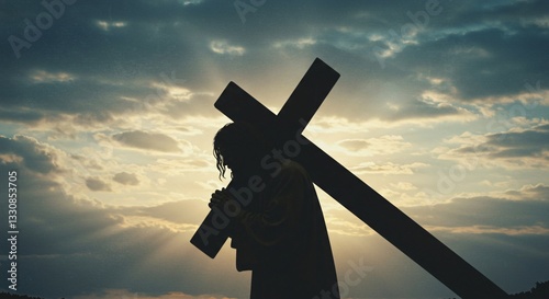 Jesus Carrying the Cross – Via Dolorosa, Good Friday Procession